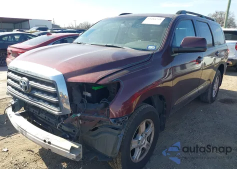 2008 Toyota Sequoia Sr5 5.7L V8 z USA, uszkodzony, nr VIN 5TDZY64A18S012527